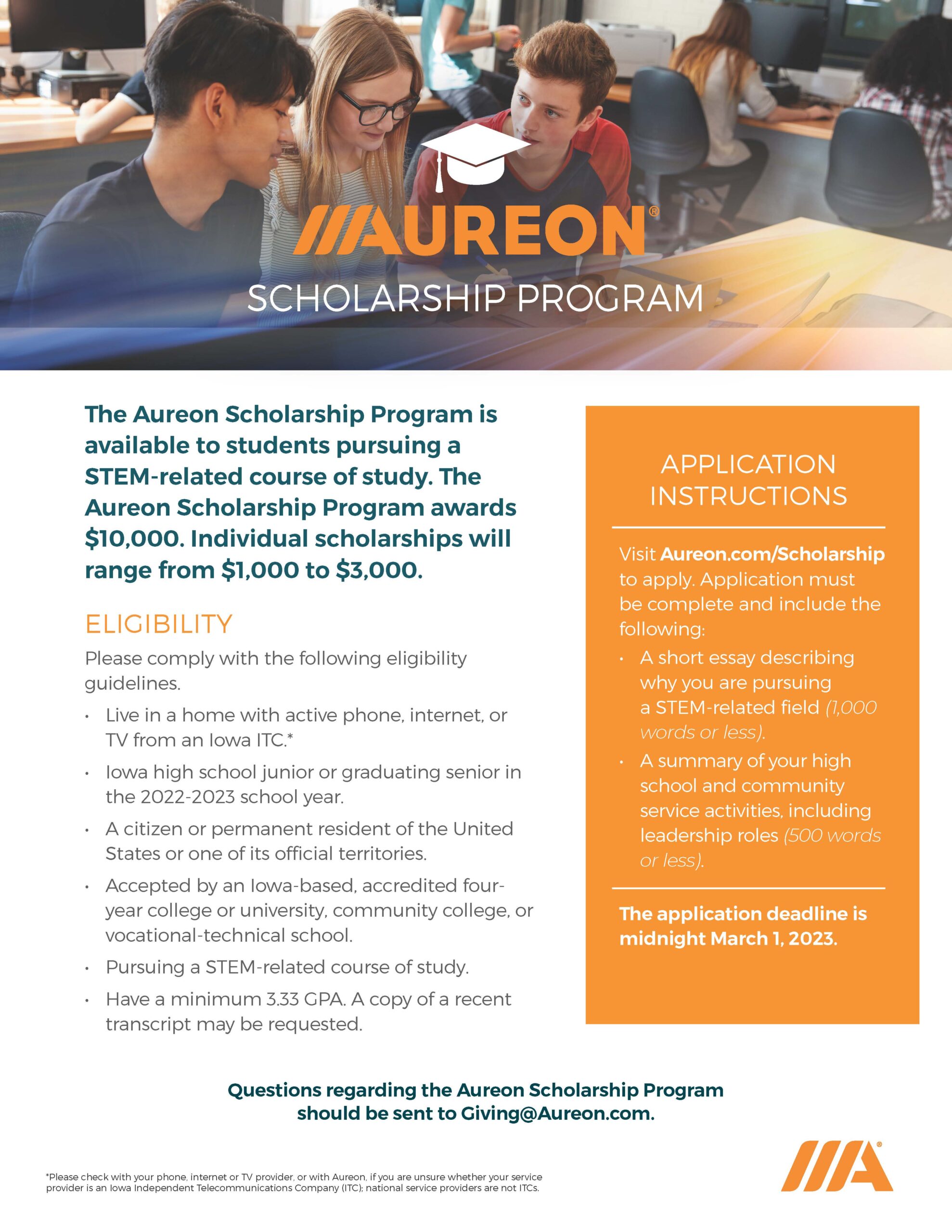 Aureon Scholarship Program